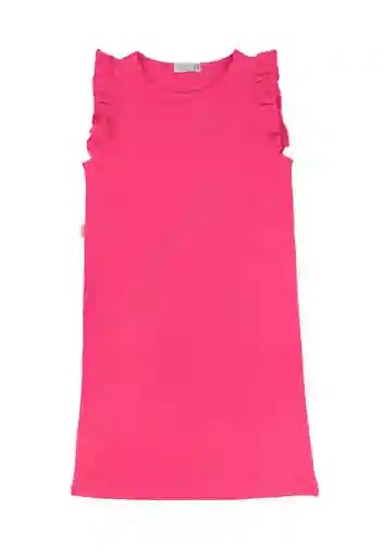 Vestido Rib Holiday Girls Fucsia Talla 02 - 362