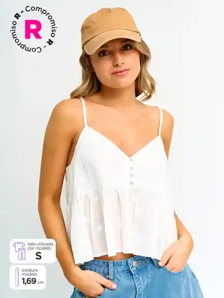 Index Blusa Sin Manga Fadua Color Blanco M S25
