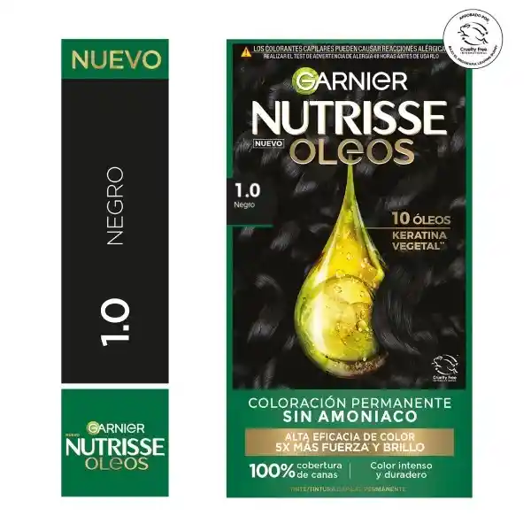 Nutrisse Tintura Oleos Negro 1.0