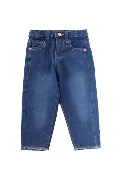 Jean Skinny Cosmic 191 Bebé Niña Azul Talla 12 a 18 Meses Ficcus