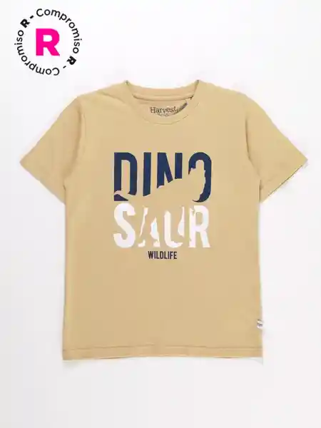 Harvest Polera Manga Corta pp ES Amarillo 6 V26