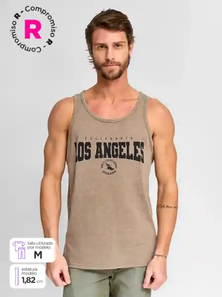 Robert Lewis Polera Sm Ewash Beige L SS25