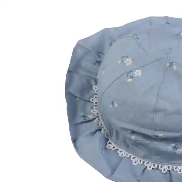 Gorro Bebe Niña Celeste Pillín 48