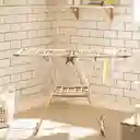 Tendedero Metálico Plegable de Piso 120 x 56.5 x 84.5 cm