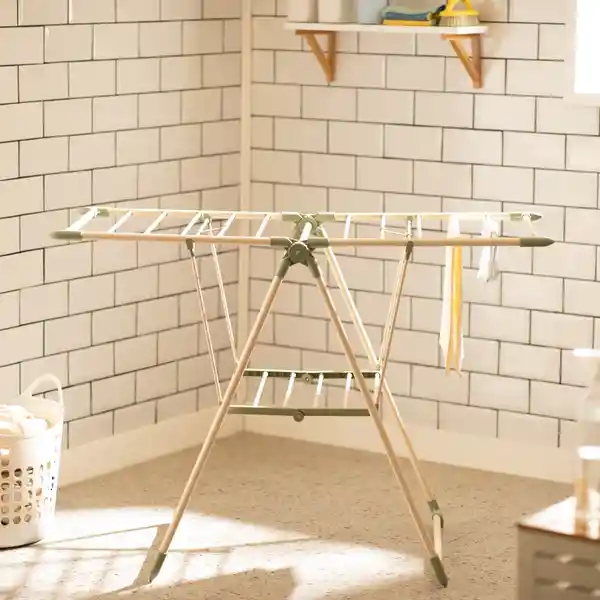 Tendedero Metálico Plegable de Piso 120 x 56.5 x 84.5 cm