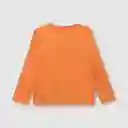 Polera Space de Bebé Niño Orange/Naranjo Talla 24M Colloky