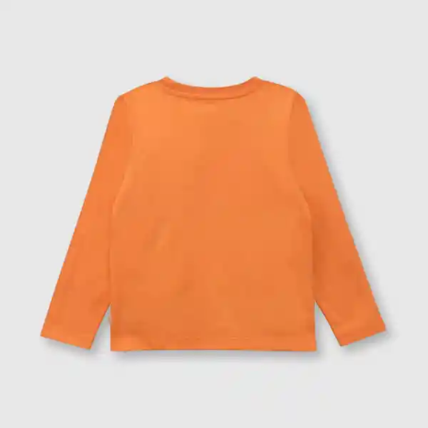 Polera Space de Bebé Niño Orange/Naranjo Talla 24M Colloky