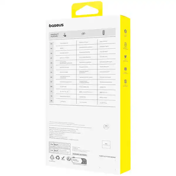 Baseus Lámina Protectora Vidrio Templado HD iPhone 15 Pro