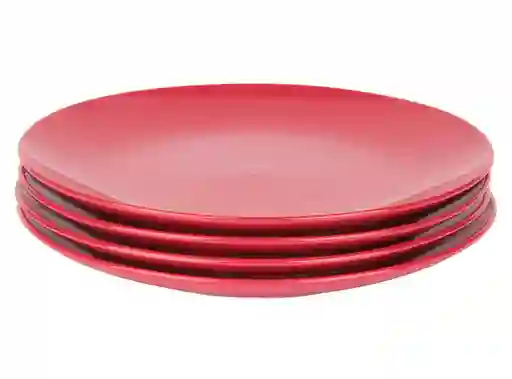 Set Plato Fondo Hawai Rojo Ripley Home