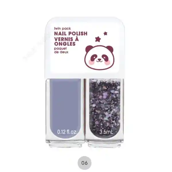 Set Esmalte Para Uñas Gris Miniso