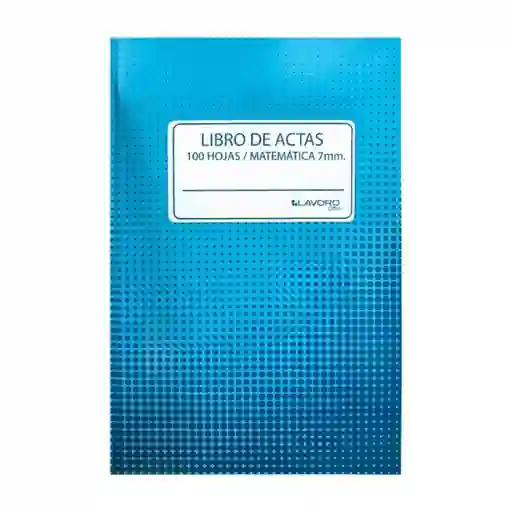 Lavoro Libro de Actas Foliado Matemática 458679