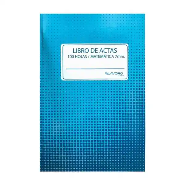 Lavoro Libro de Actas Foliado Matemática 458679