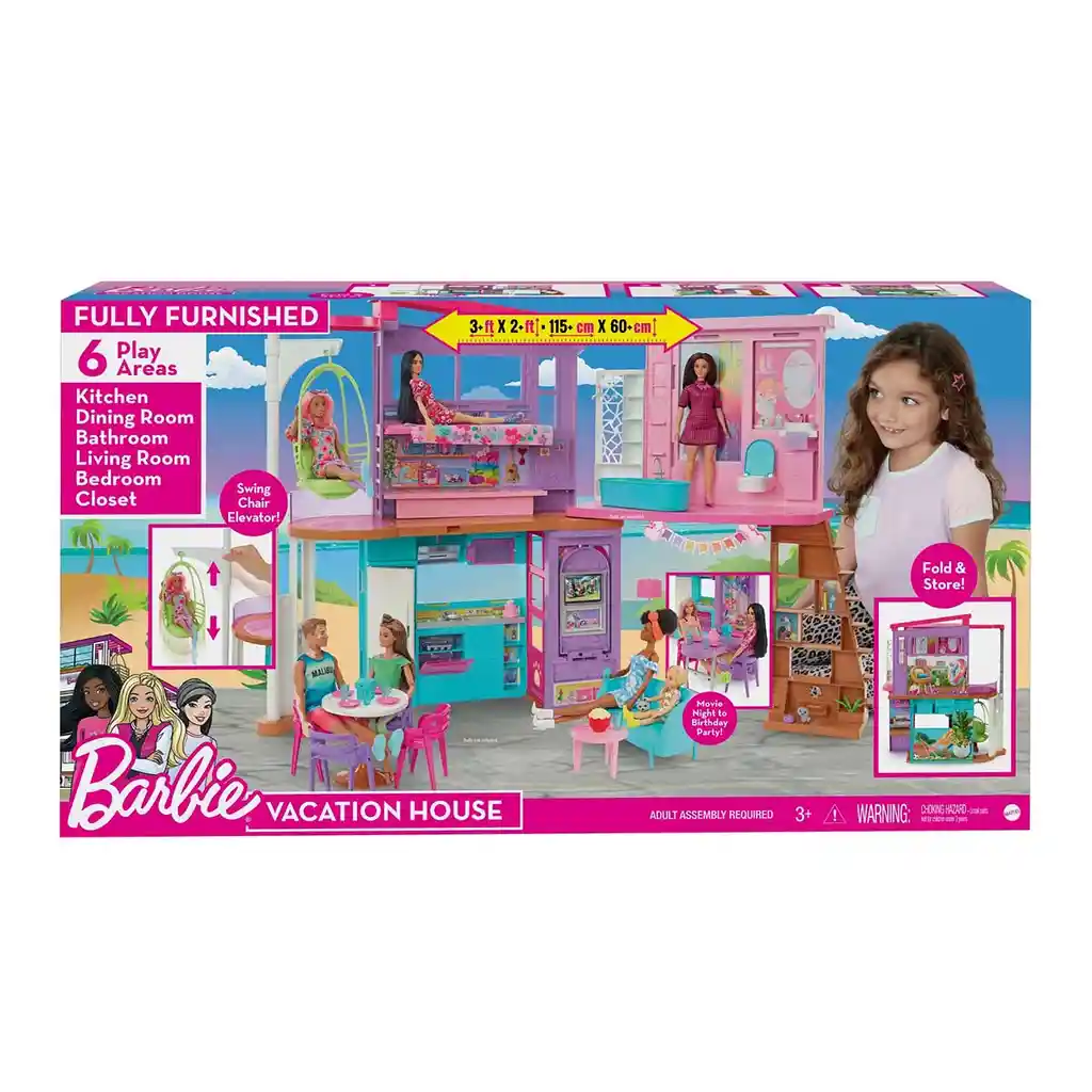 Casa De Muñecas Barbie Malibu