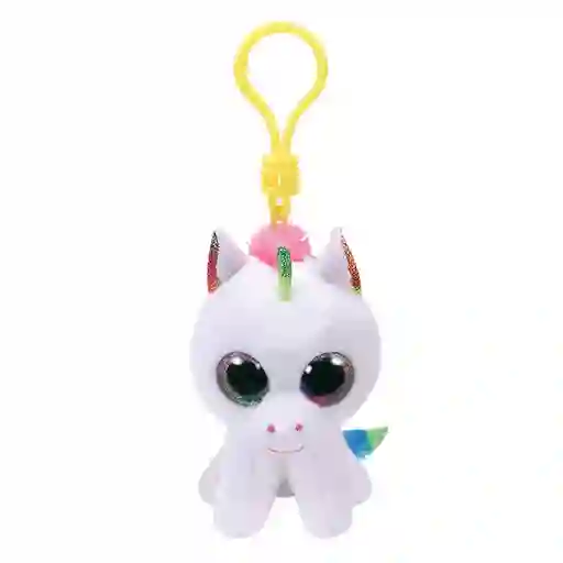 Ty Beanie Boos Clip Pixy Unicornio Blanco