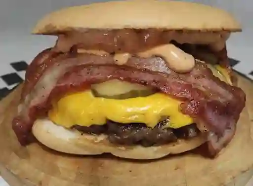 Hamburguesa Ahumada Gringa Huevona