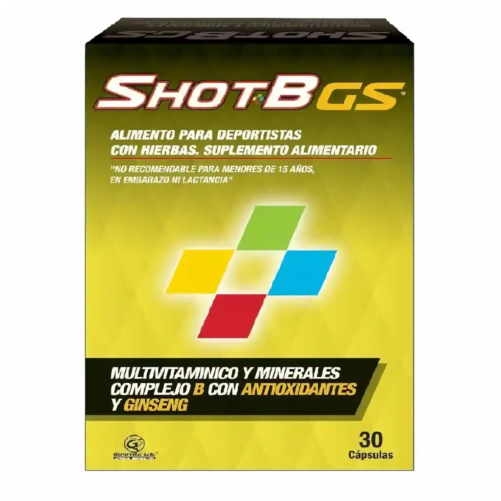 Shot B Queremos Cuidarte 3 X 2 Shot B:Gs Ginseng Multivitaminic