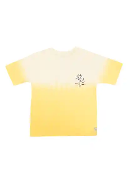 Polera Degradé Holiday Boys Amarillo Talla 08 - 239