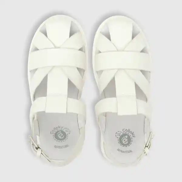 Sandalias de Niña Blanco Invierno Talla 38 Colloky