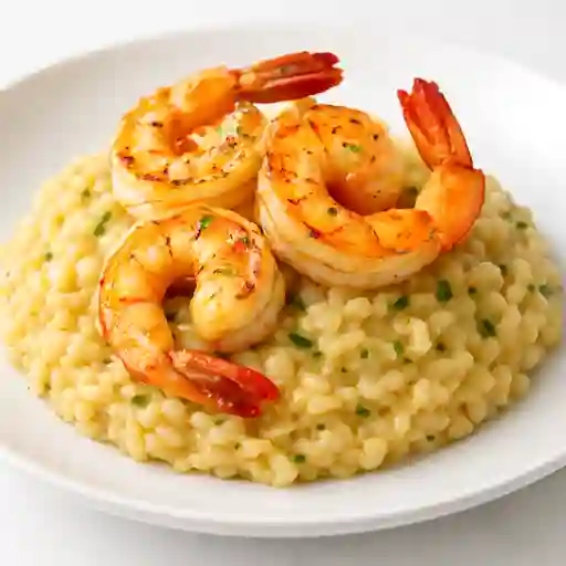 Risotto con Camarones