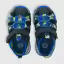 Sandalias Con Luces De Niño Azul Talla 26