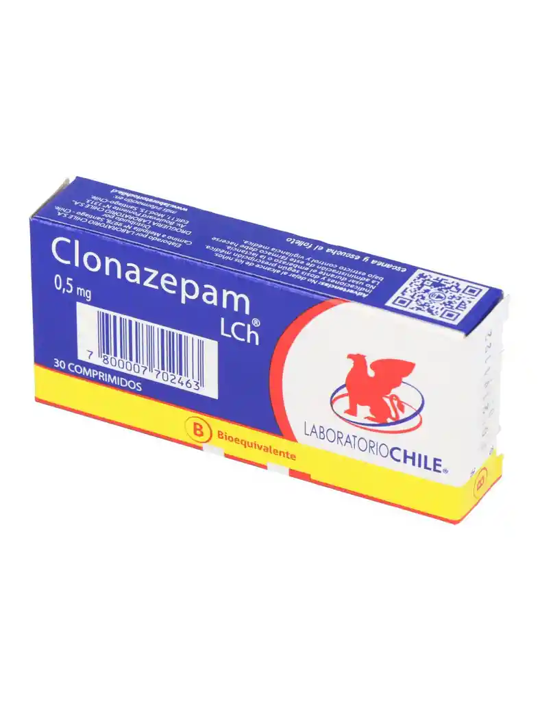 Laboratorio Chile Clonazepam (0.5 mg)