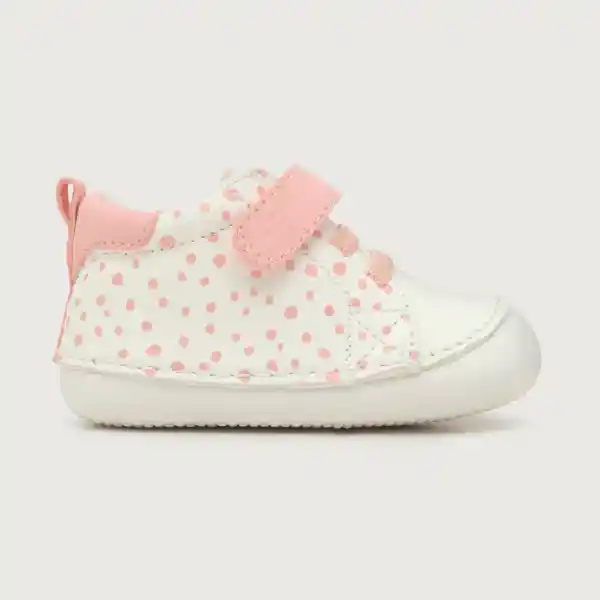 Zapatillas de Bebé Niña Blanco Talla 19 Opaline