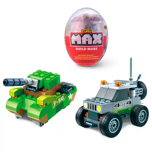 Zuru Max Build More 40+ Piezas ¡construcciones Misteriosas!