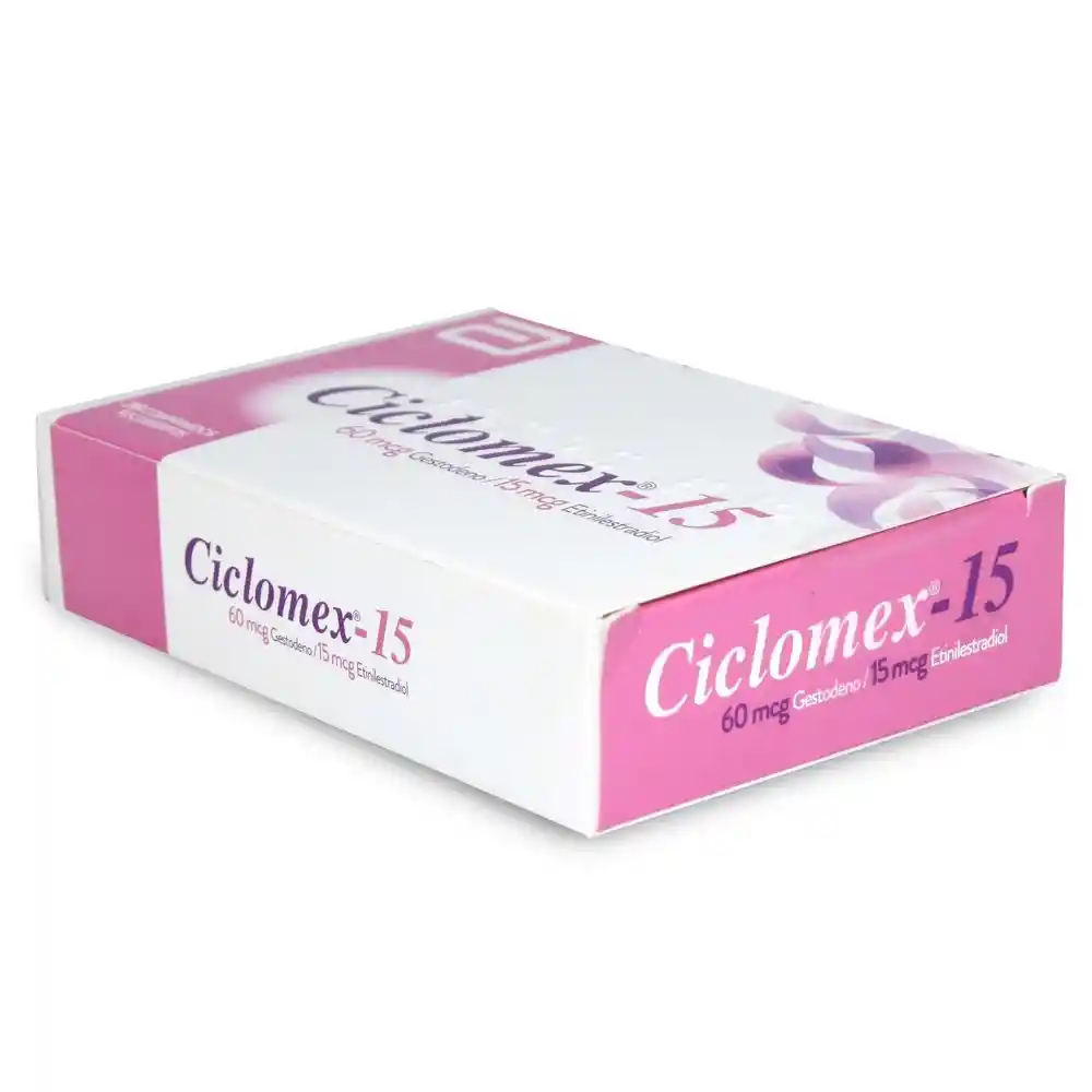  Cic Lomex 15 Gestodeno Etinilestradiol (60 Mcg/ 15 Mcg) 