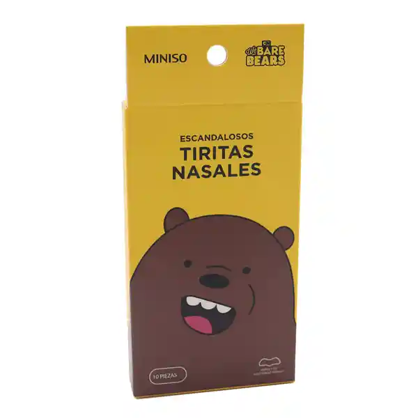 Miniso Banda de Puntos Negros Para Nariz we Bare Bears