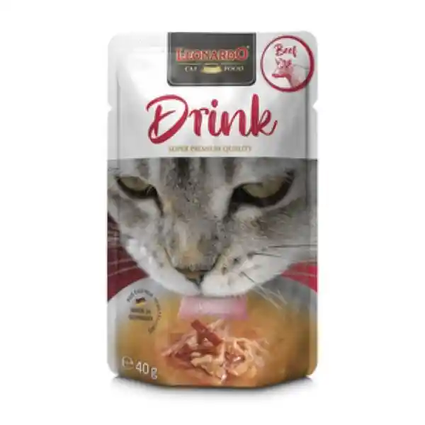 Leonardo Drink Alimento Líquido  Gato Adulto Receta Ternera