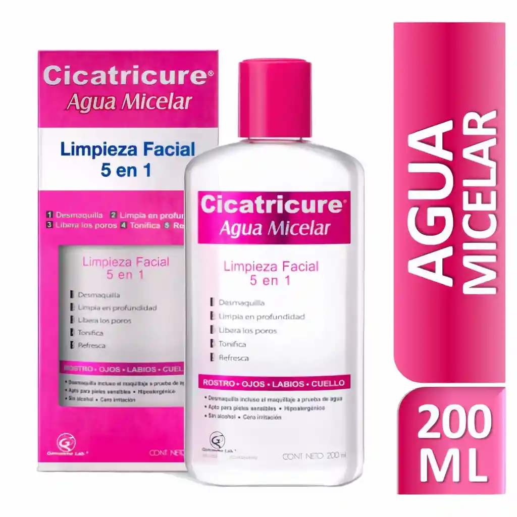 Cicatricure Agua Micelar 5 en 1