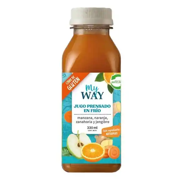 My Way Jugo fh Manzana Naranja Zanahoria Jengibre