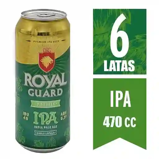 Royal Guard Cerveza Rubia Premium Ipa en Lata