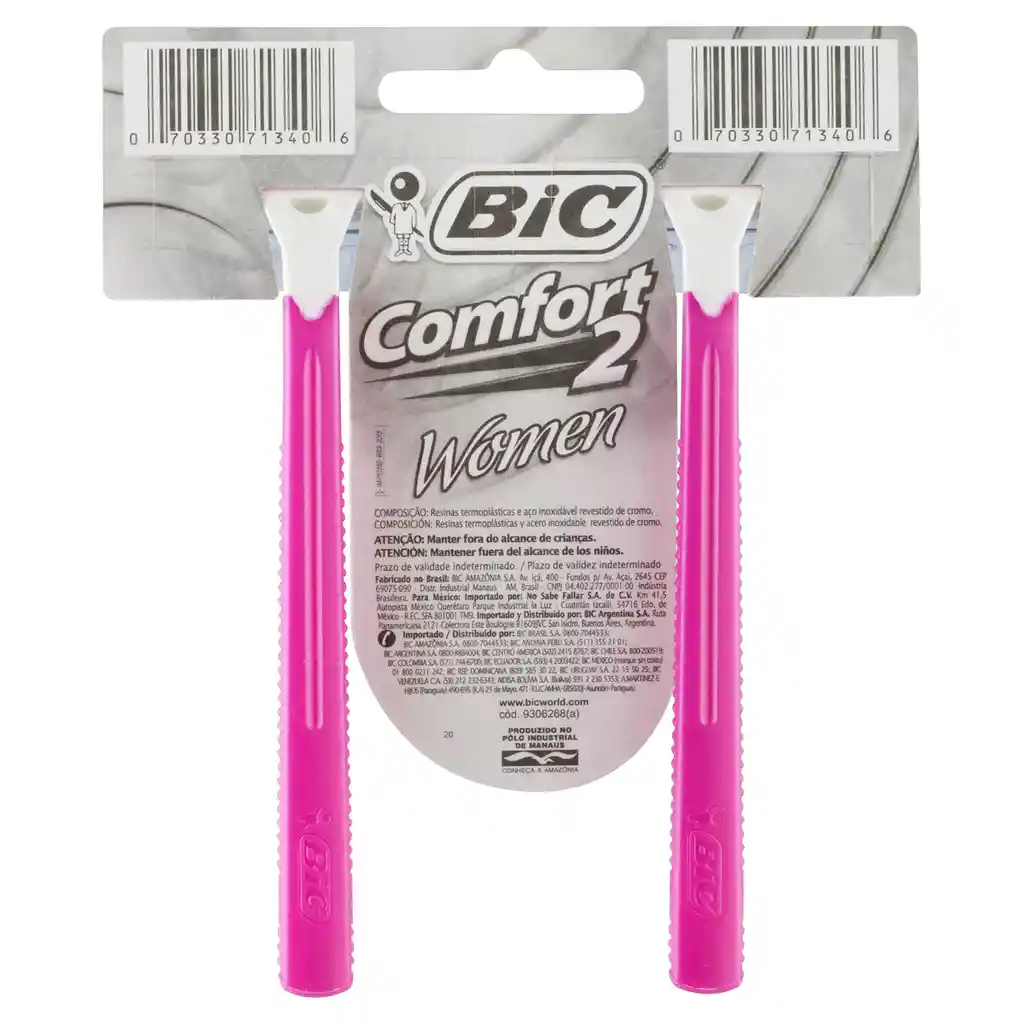 Bic Máquina De Afeitar Comfort Women