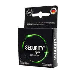 Preservativos y Accesorios Security Seguridad X3