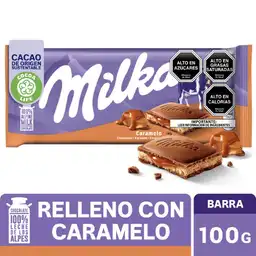 Milka Tableta de Chocolate Relleno con Leche