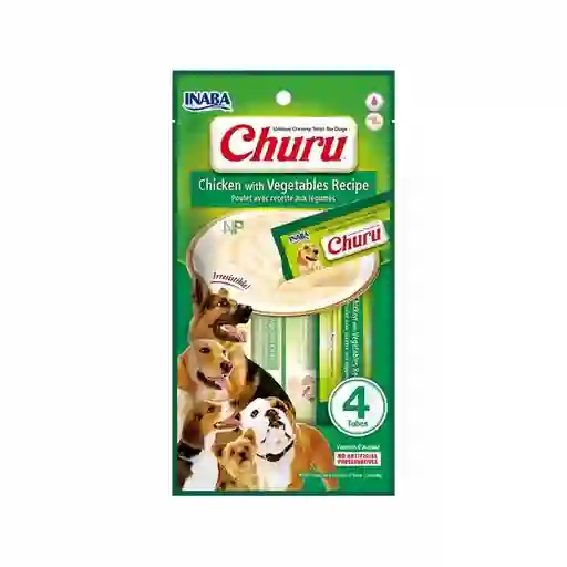 Churu Snack Para Perro Sabor Pollo Con Vegetales