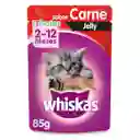 Whiskas Alimento Gatito Jelly Carne Sobre