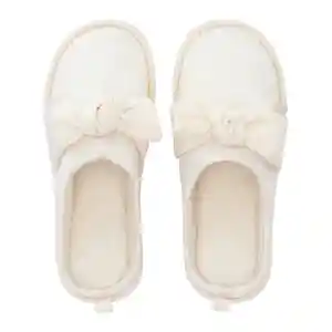 Pantufla Estampada Con Lazo 39/40