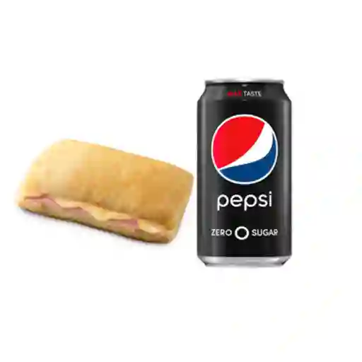 Combo Jamón Queso Castaño y Pepsi Zero