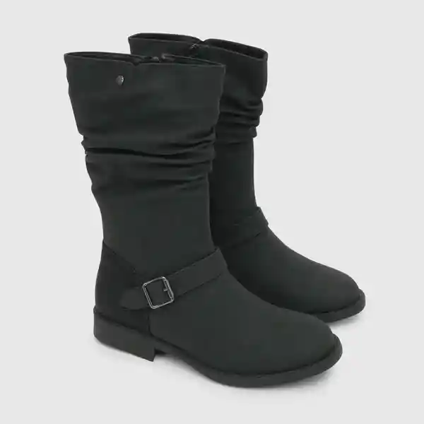 Botas Para Niña Color Negra Talla 28 Colloky