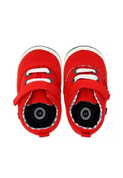 Zapatillas Urbana Velcro Soft Bebé Niño Rojo 15 810 Ficcus