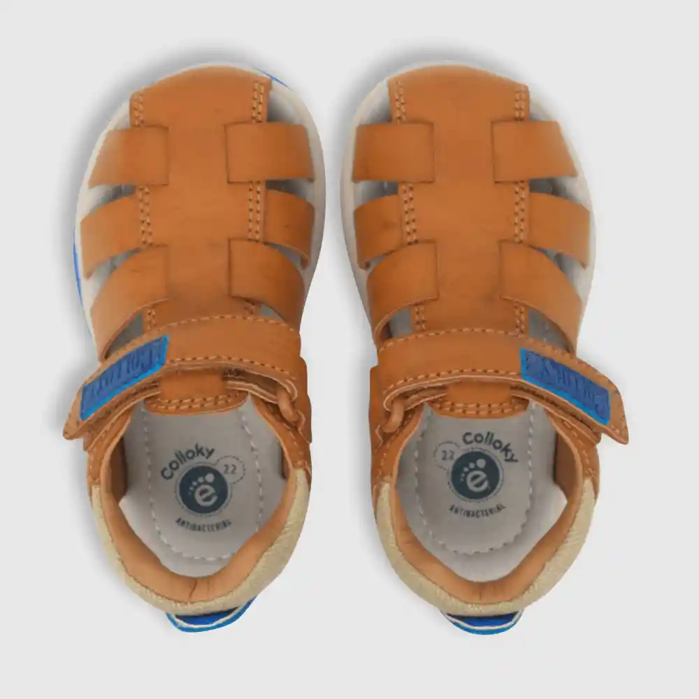 Sandalias Franciscana Para Niño Café Talla 27