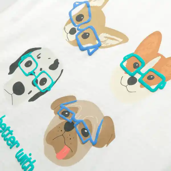 Polera Perros Bebé Niño Talla 12/18M Colloky