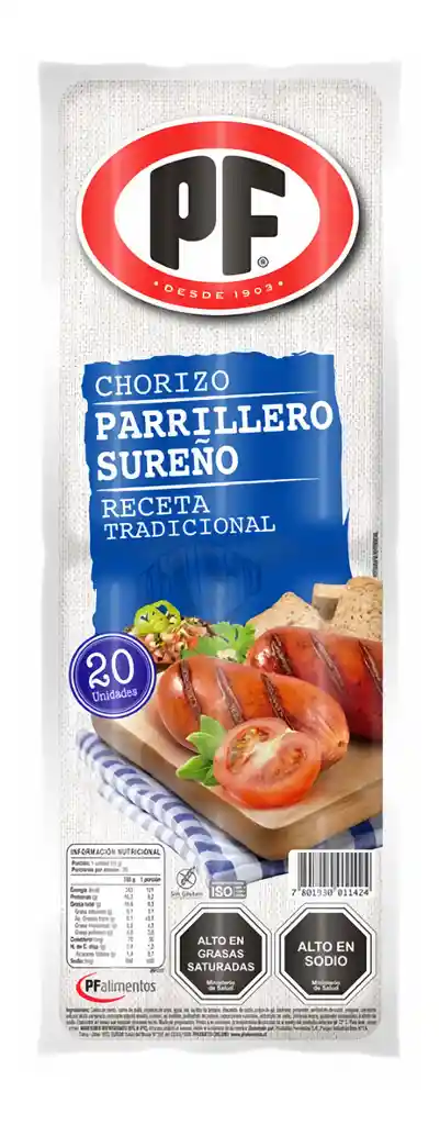 PF Chorizo Parrillero Sureño