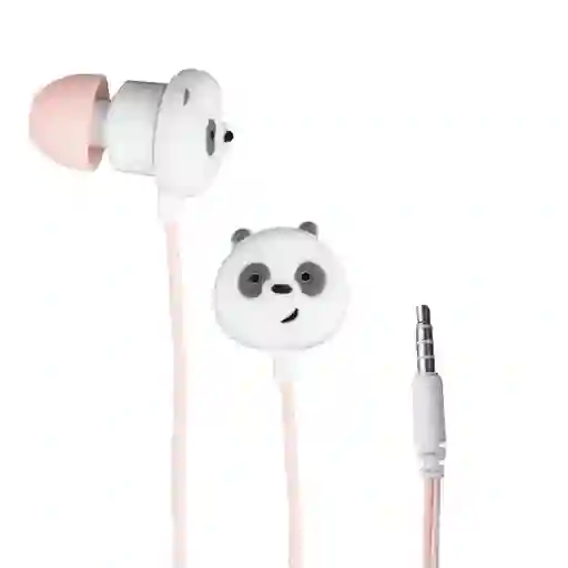 Miniso Audífonos we Bare Bears With Microphone Pink