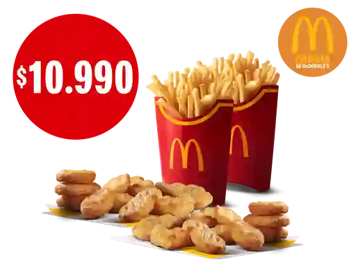 McNuggetsx20 + 2 Papa Grandes