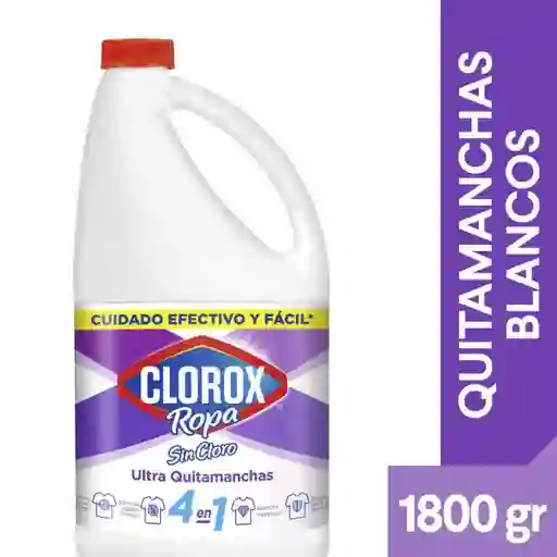 Quitamanchas Clorox Blancos Supremos (Botella) 1800 gr