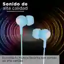 Miniso Audífonos De Cable Se383 Azul/blanco 12m