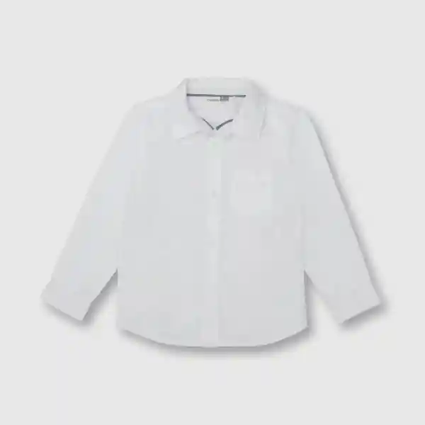 Camisa Clásica de Niño Blanco Talla 10A Colloky